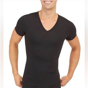 SPANX Men’s Zoned Performance Compression Undershirt Black